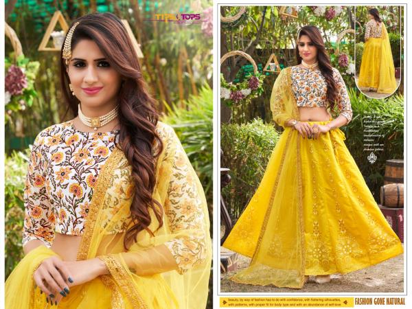 Tips Tops Lehnga Vol 2Viscose Chanderi Designer Lengha Suit